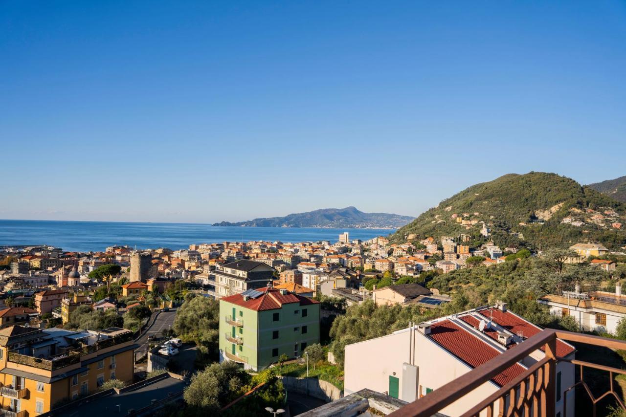 093 - Casa Panorama, Vista Mare E Vista Portofino, 500 Metri Centro Di Chiavari, Posto Auto Gratis Incluso Apartment Ngoại thất bức ảnh