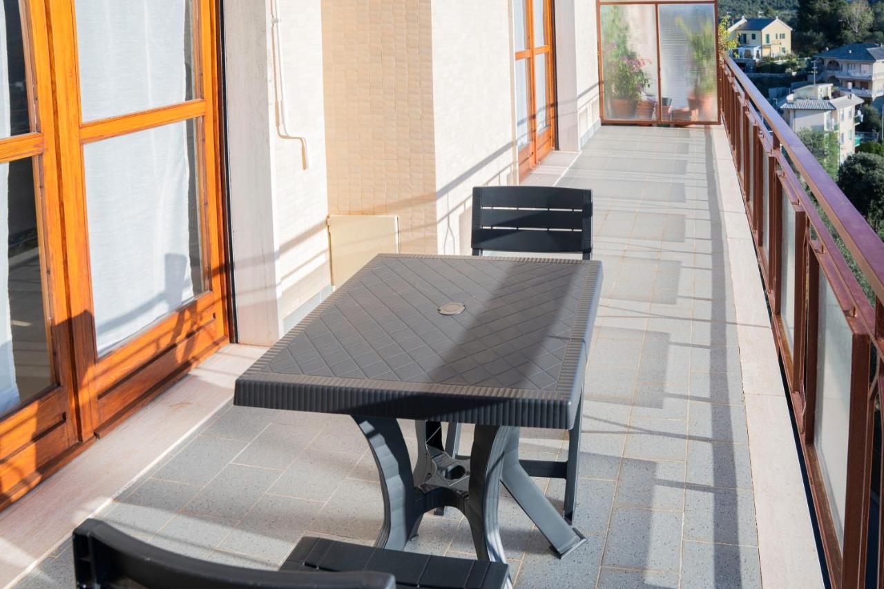 093 - Casa Panorama, Vista Mare E Vista Portofino, 500 Metri Centro Di Chiavari, Posto Auto Gratis Incluso Apartment Ngoại thất bức ảnh