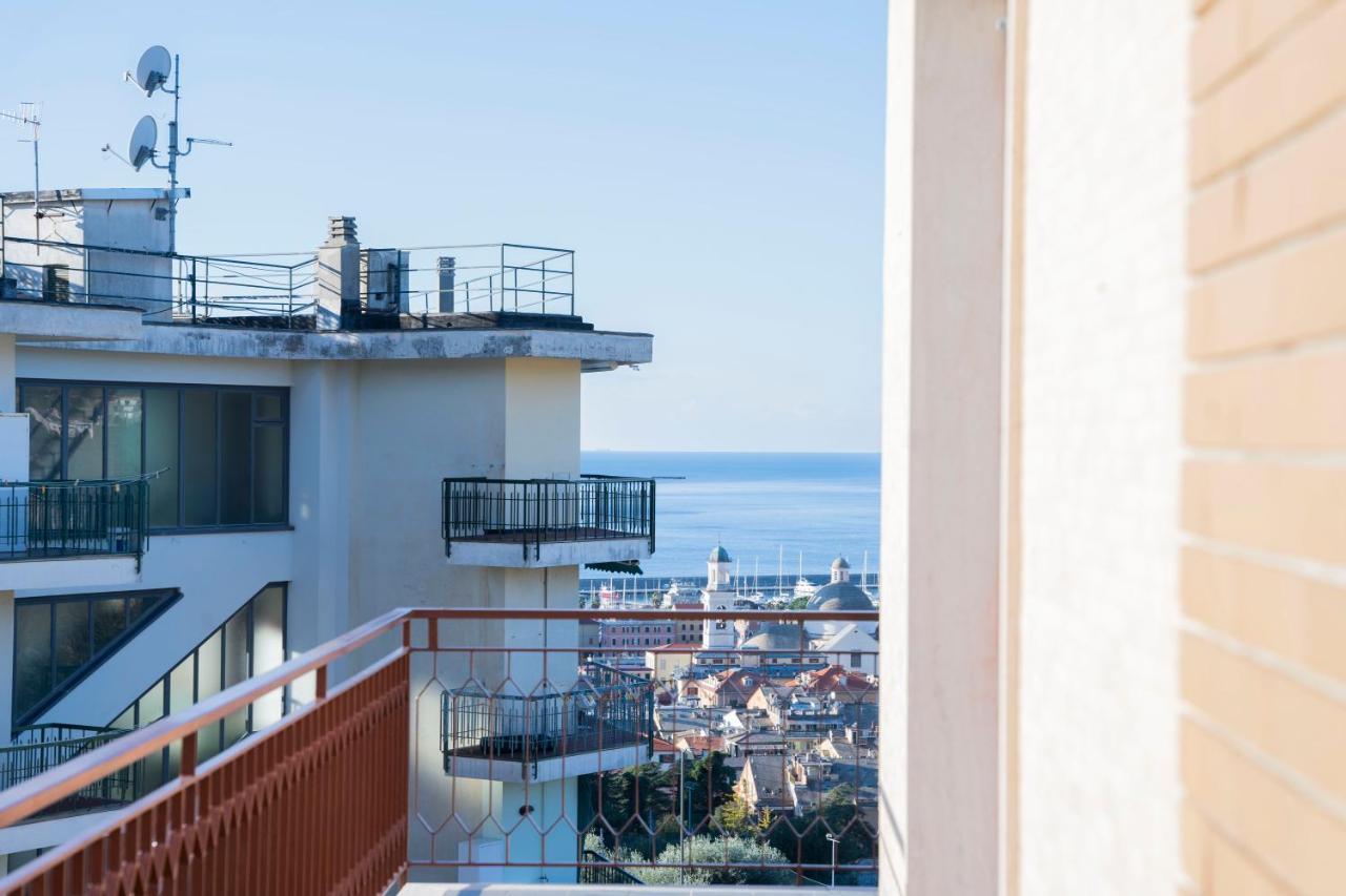 093 - Casa Panorama, Vista Mare E Vista Portofino, 500 Metri Centro Di Chiavari, Posto Auto Gratis Incluso Apartment Ngoại thất bức ảnh