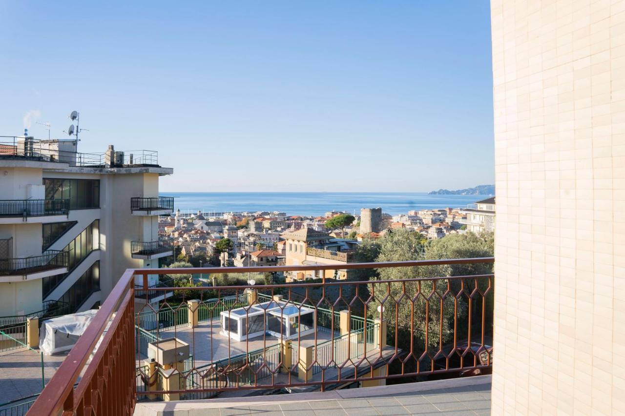 093 - Casa Panorama, Vista Mare E Vista Portofino, 500 Metri Centro Di Chiavari, Posto Auto Gratis Incluso Apartment Ngoại thất bức ảnh